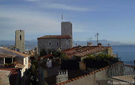 Antibes, Picasso Museum from the roof 