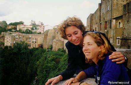 Raphaela and Netta In Pitigliano 