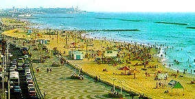 View of Yafo from Tel Aviv Beach (my fave) 